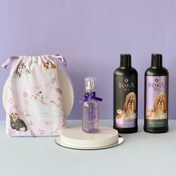 KIT Burbujas: Shampoo + Mascarilla + Perfume+ Toalla